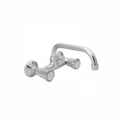 Μπαταρία Νεροχύτη Τοίχου Άνω Ροής 00-4302 Corona Modea